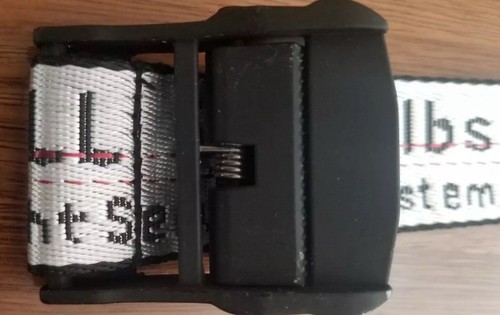 Off-White Industrial Utility Waist Belt WHITE Tie Down Replicate Grip Clasp - Picture 7 of 9