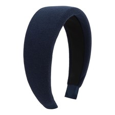 Navy Blue Wide Headbands for Women Girls Non Slip Thick Head Bands Hairbands ...