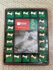 Dog Bone Jingle Charm Photo Frame 4x6 Pet Photo Black Home Collection NIP