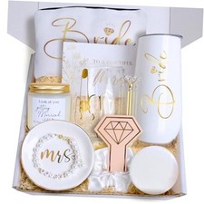 Bride To Be Gifts Box, Bridal Shower Gifts, 10Pcs Bride Tumbler Set