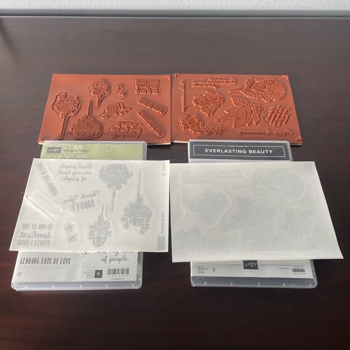 Stampin Up Cling Gummistempel 2 Stück - hängend Garten / ewige Schönheit
