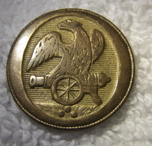 pre civil war militia artillery uniform coat button no shank