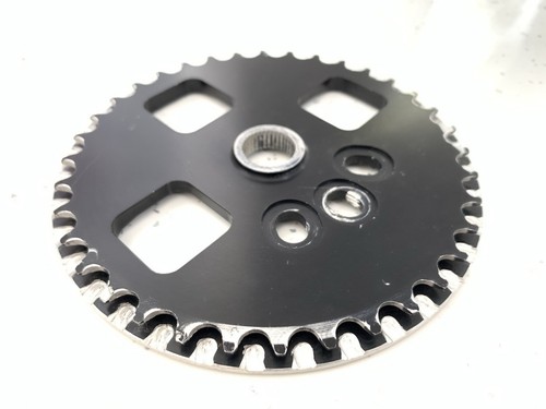 Retro 24Seven BMX MTB Kurbelschraube Antrieb Alu einteilig Bash Ring 36 Zähne schwarz - Bild 8 von 12
