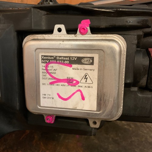 Vauxhall Insignia Headlight Headlamp Drivers Right O/S Xenon 2013-2017 13426666 - Picture 12 of 15