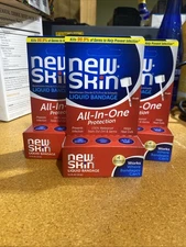 New-Skin Liquid Bandage 0.3oz - Lot Of 3 Bottles - Exp 19/2027