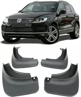 New Full Set Splash Guards Mud Flaps For VW 2012-2018 Touareg R-Line R Line
