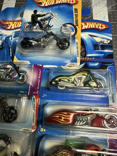HOT WHEELS MOTORCYCLES LOT OF 7, BLASTLANES SCORCHIN SCOOTERS And More L@@K - Bild 5 von 5