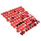 Valentinstag-Szenen-Layout, Fransenvorhang, Herz-Hintergrund,