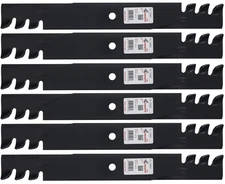 6 Rotary® Toothed Blades for Ferris® Snapper® Snapper Pro® 5020842 61" Deck