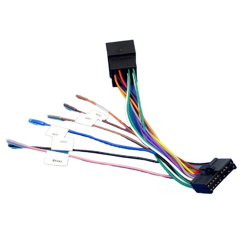 Practical 20Pin ISO Car Radio Connector Easy to Use Wiring Harness Adapter - Picture 2 of 9