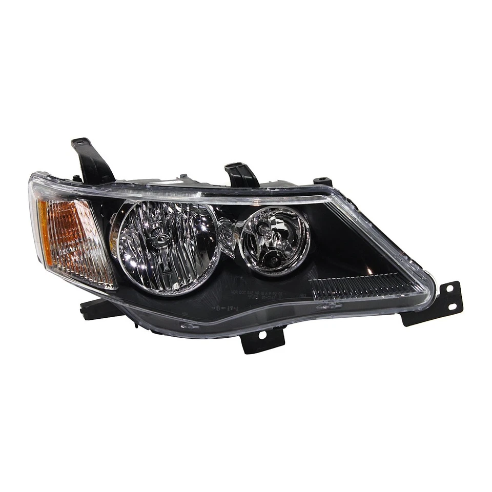 Комплект фар для 2007-2009 Mitsubishi Outlander слева и справа с лампой 2 шт - Изображение 3 из 4