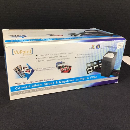 VuPoint 35mm Slide & Negative Converter To Digital Files New - Picture 1 of 5