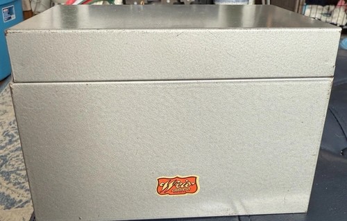 Vintage Weis Metal New Index Card Tin - Picture 2 of 8