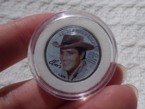 Juego de 10 monedas de cuarto de dólar del estado de Tennessee de Estados Unidos - Elvis Presley Morgan Mint - Imagen 11 de 16