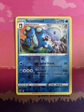 Pokemon Card Seismitoad Rebel Clash Reverse Holo Rare 046/192 Near Mint