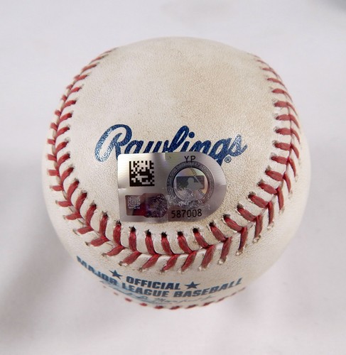 2023 Diamondbacks Nationals Game Used White Baseball Zach Davies CJ Abrams Foul - Picture 2 of 3