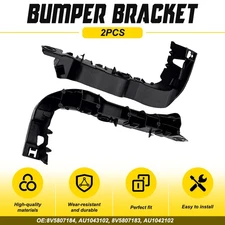 2X Front Bumper Bracket Set for 2015 2016 2017-2018 Audi A3 Driver Passenger EOA