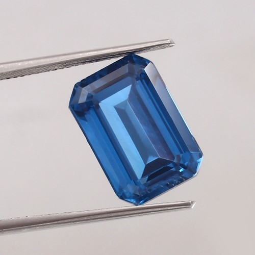 15x10mm Mozambique Indicolite Blue Tourmaline | Radiant Cut | Loose Gemstone - Picture 15 of 16