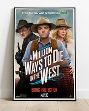 A Million Ways To Die In The West King Size Repro Movie Poster - 36"x24" 
