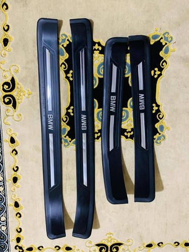 99-03 OEM BMW E39 FRONT REAR LEFT RIGHT DOOR SILL PANEL TRIM SET - Picture 2 of 4