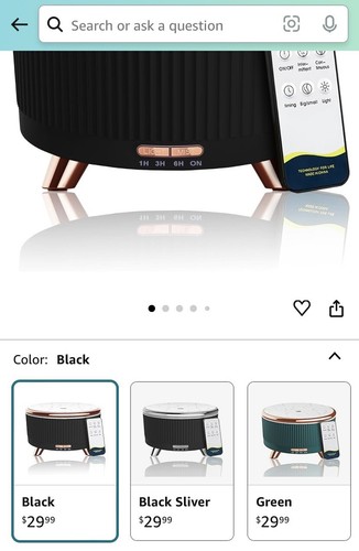 Diffuser, 500ml essential oil diffuser, 500ml diffuser, 6 fragrances included - Picture 6 of 10