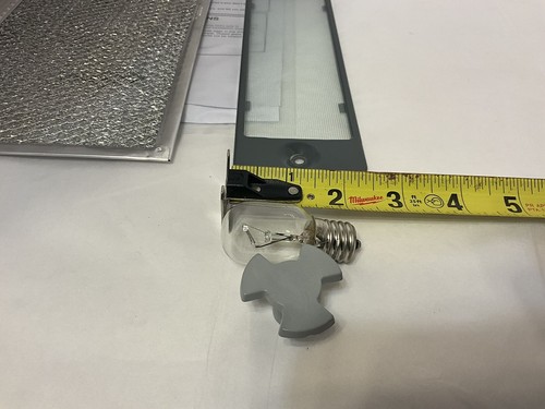 Amana / Whirlpool W11291538 Turntable Tray, RingTurn, DriveCoupling, LightBulb - Picture 15 of 22