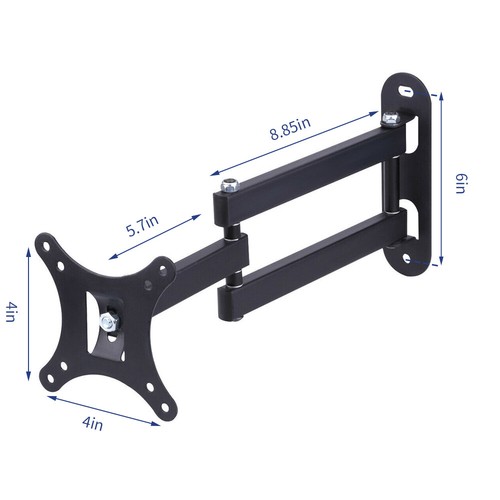 Swivel Full Motion TV Wall Mount Bracket 32 40 47 55 70 75" LED LCD Flat Screen - Picture 53 of 68