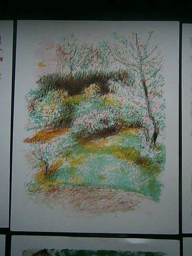 Suite de 8 gravures couleur: scènes de vie artiste à déterminer - Imagen 4 de 9