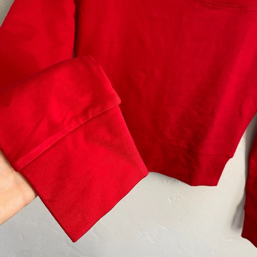 Cleo Harper Valencia Crop Top Women Size XS Red Long Sleeve New - Picture 7 of 10
