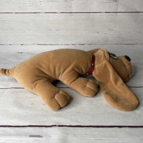 Peluche Pound Puppies Vintage - 18" Largo Grande Original 1985 Bronceado - Imagen 3 de 11