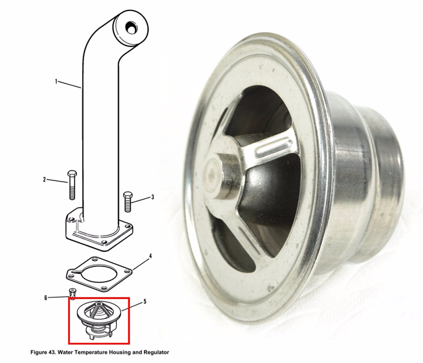Flow Control Thermostat for CAT 3304 & 3306