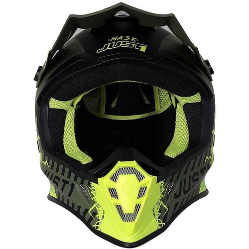 CASCO JUST1 J38 MASK (GIALLO FLUO/VERDE) - Imagen 5 de 5