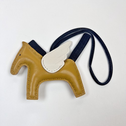 New Premium Quality Horse Charm with Wing Real lambskin Leather Rodeo bag charm - Picture 39 of 40