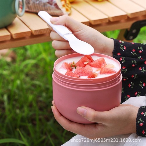600ML Lunch Box Thermos Food Flask Stainless Steel Insulated Jar Container Kids - Picture 4 of 6
