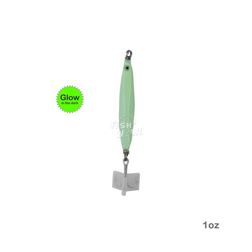 2pcs 1oz Colt Sniper jig 28g casting slow jigging 3561D-DT MUSTAD Hook Glow NEW - Picture 3 of 8