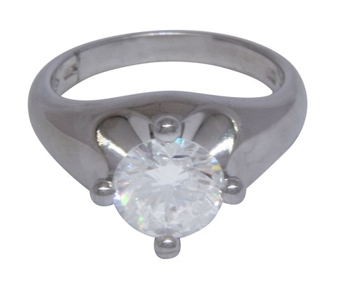 Bvlgari 1,62 kt runder Brillantschliff Diamant & Platin Solitär Ring Größe 6 - Bild 3 von 11