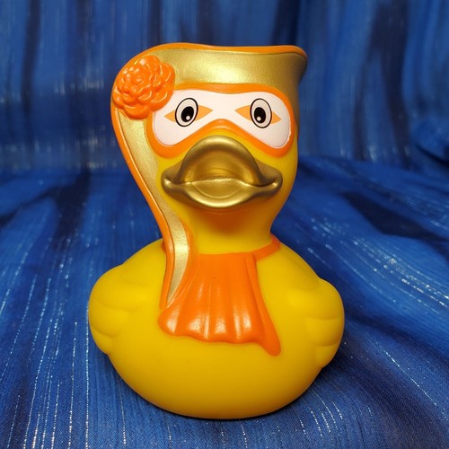 Venetian Carnival Man Rubber Ducks from Factotum Mardi Gras Masquerade NEW - Picture 1 of 8