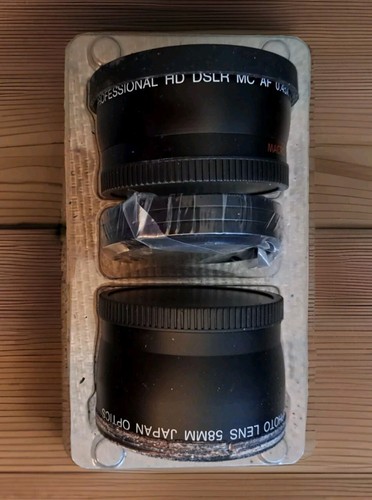 Precision Design Digital Multi-Coat 2.5X Telephoto .45x Wide-Angle Lens Kit Used - Picture 5 of 6