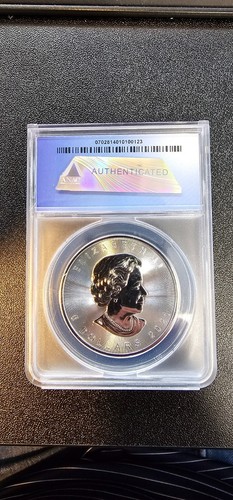 2021 SILBER CANADIAN 5 $ MAPLE LEAF ✪ ANACS MS-70 ✪ 1ST DAY ISSUE FDOI ◢TRUSTED◣ - Bild 2 von 2