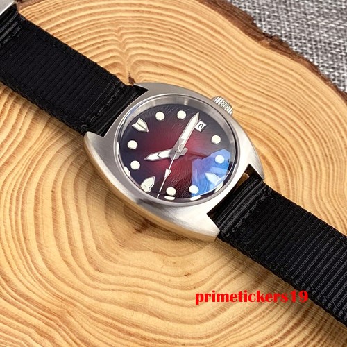Reloj automático de zafiro para hombre Tandorio 36 mm NH35A 20 bar esfera estéril correa de nailon - Imagen 7 de 28