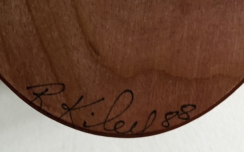 Artisan Maple &Cherry Wood Shaker Sewing Pantry Box Sg R Kiley Primitive Farm #1 - Picture 6 of 8