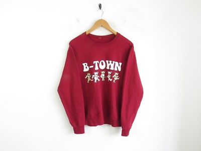 Vintage Grateful Dead Bears Indiana Hoosiers B-Town rot Vintage Sweatshirt S