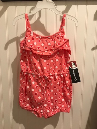 NEW ROMPER Shorts Ruffle Toddler & Girls CUTE! SPRING SUMMER Outfit FREE Ship! - Picture 12 of 27