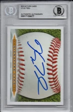 Kyle Teel Chicago White Sox Autographed Signed Signature Card Beckett BAS