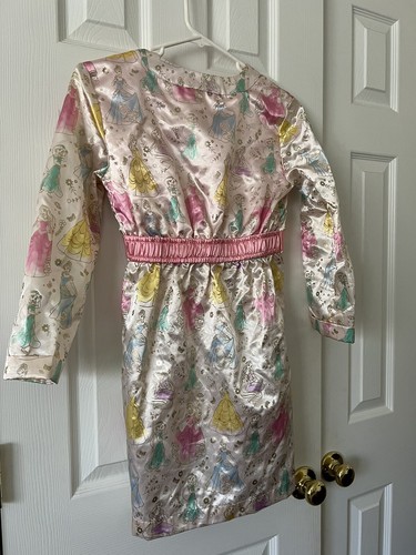 Disney Girls Princess Dressing Robe Size 7/8 - Picture 2 of 7