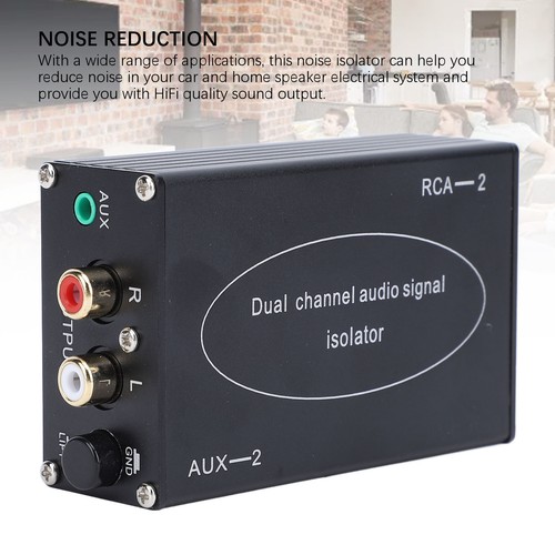 Ground Noise Isolator 3.5mm Stereo Sound Isolator For Car Speaker Home Fit - Picture 11 of 24