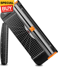 A4 Paper Cutter 12 Inch Titanium Paper Trimmer Scrapbooking Tool with Automatic