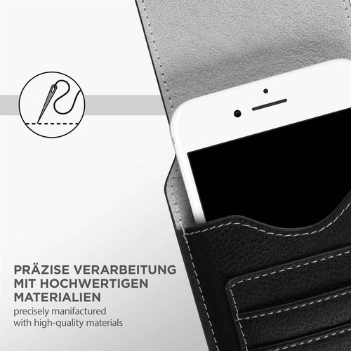 Handy Hülle für ASUS Zenfone 8 Gürtel Tasche Dünn Flip Case Beutel Holster Etui - Picture 5 of 10
