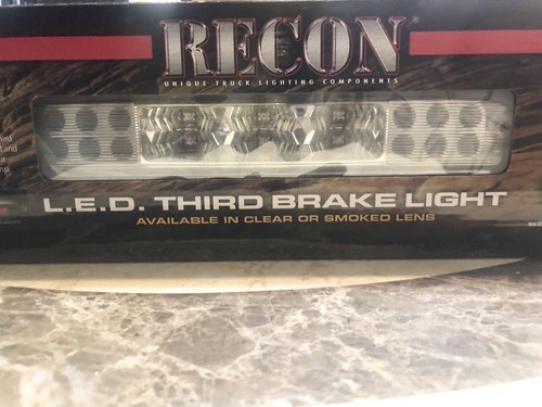 Recon Clear Lens High Power LED Third Brake Light For 1999-2010 F250/350/450/550