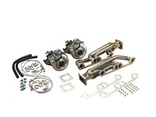 For Mopar Dodge Rt 1000hp Tt Twin Turbo Kit 318 340 360 La 5.2l 5.9l Hot Parts